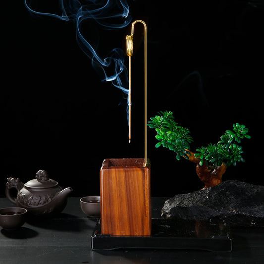 SoftBreathe - Natural Walnut Incense Burner