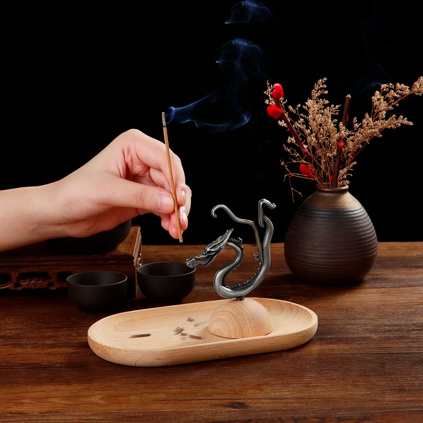 SoftBreathe - Dragon Incense Burner for Incense Sticks