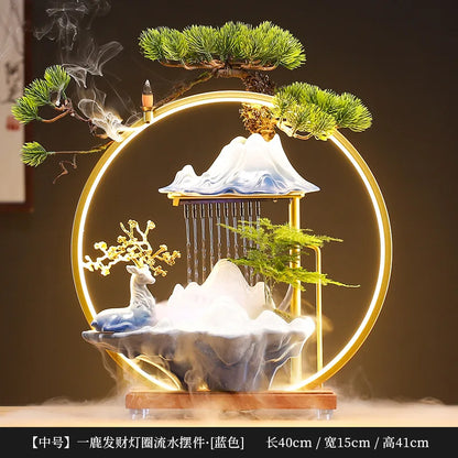 SoftBreathe Waterfall Fountain - Incense Burner