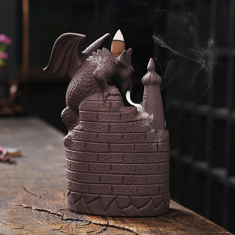 SoftBreathe - Clay Pterosaur Incense Burner