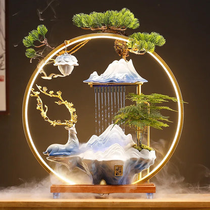 SoftBreathe Waterfall Fountain - Incense Burner