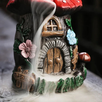 SoftBreathe - Mushroom House Incense Burner