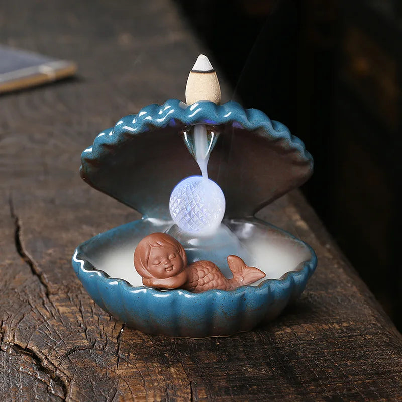 SoftBreathe - Blue Pearl Incense Burner