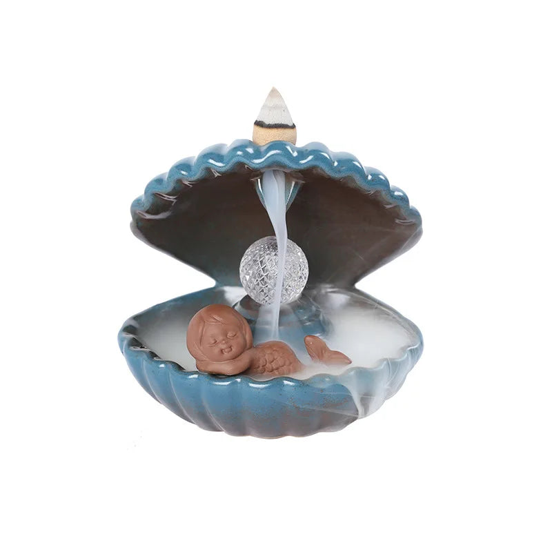 SoftBreathe - Blue Pearl Incense Burner